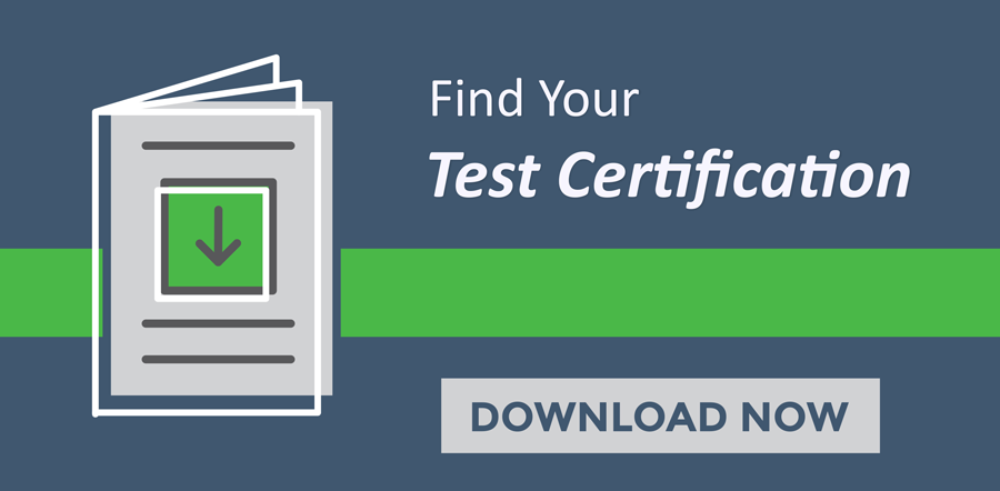 Test Certificate Downloads